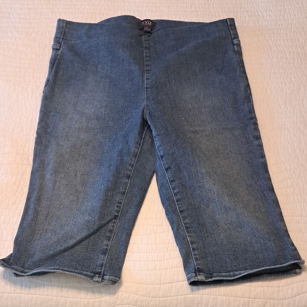 NYDJ Cropped Blue Denim Jeans